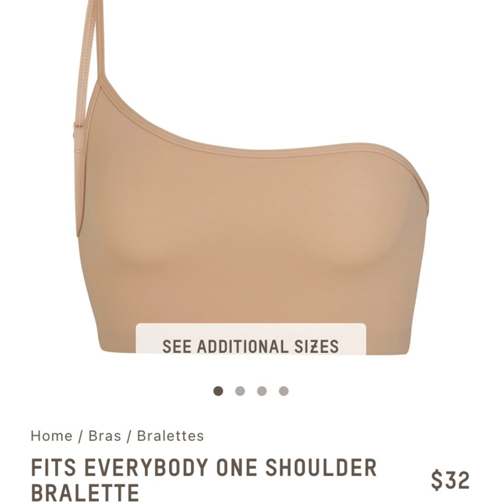 Skims Fits Everybody One-Shoulder Bralette